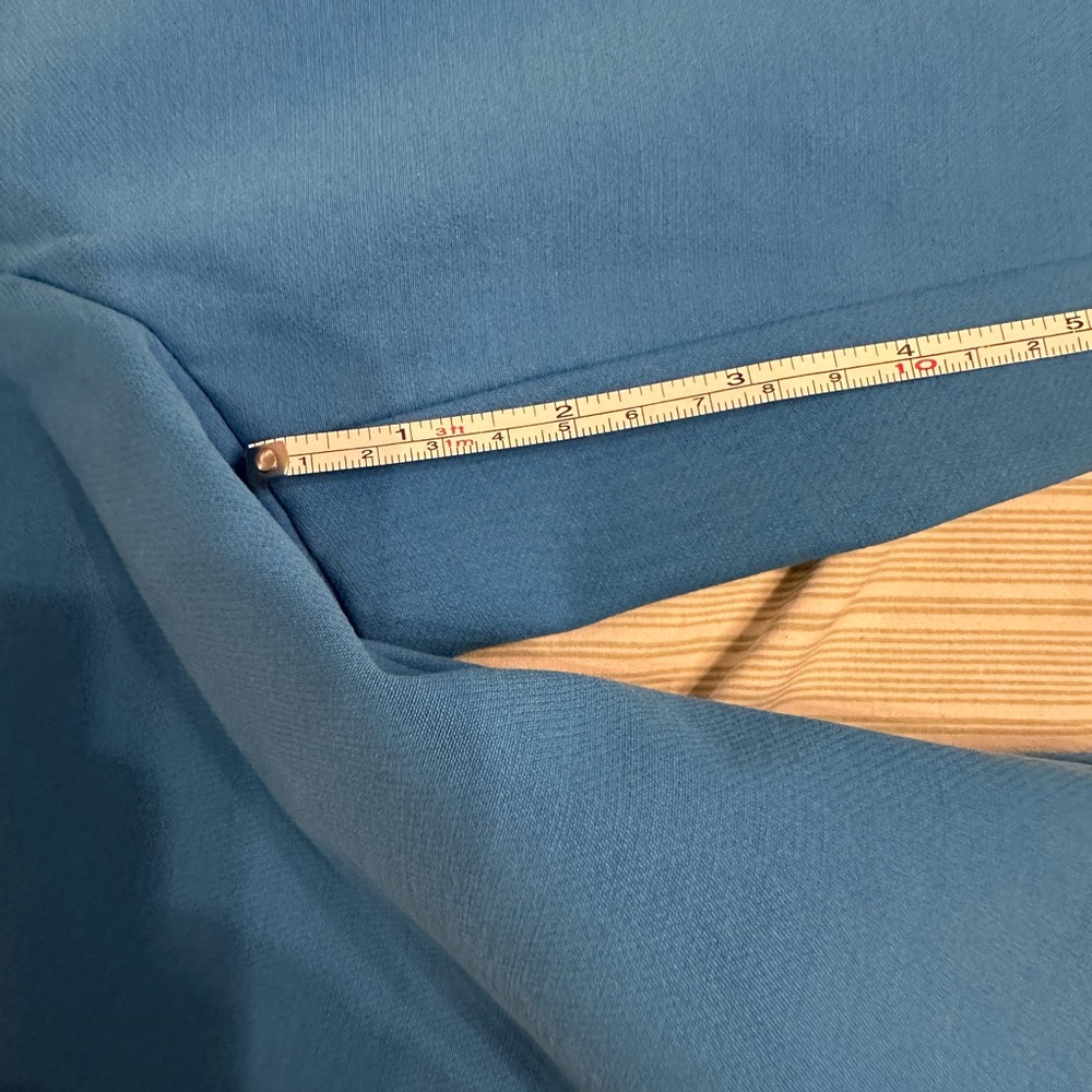 White House Black Market Elle Slim blue dress pants, size 8. - Picture 5 of 8